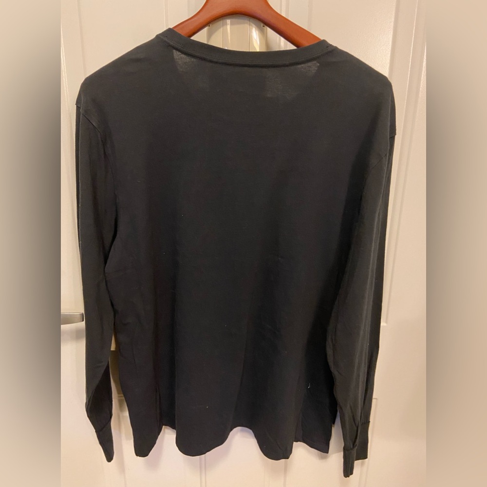 Wrangler Charcoal Long Sleeve Tee Shirt - Picture 2 of 12